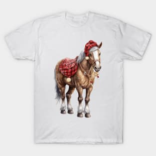 Vintage Christmas Horse T-Shirt